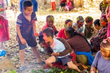 Holi Celebration at Khasrang Village